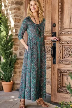 Soft Surroundings Santiago 3/4 Sleeve Dress| Dresses