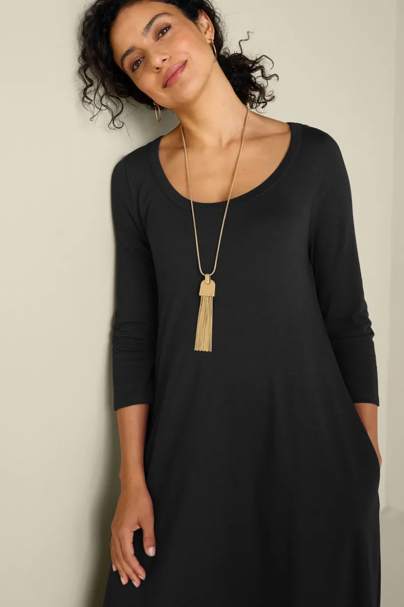 Soft Surroundings Santiago 3/4 Sleeve Dress| Dresses
