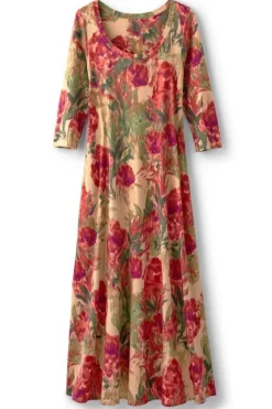 Soft Surroundings Santiago 3/4 Sleeve Dress| Dresses