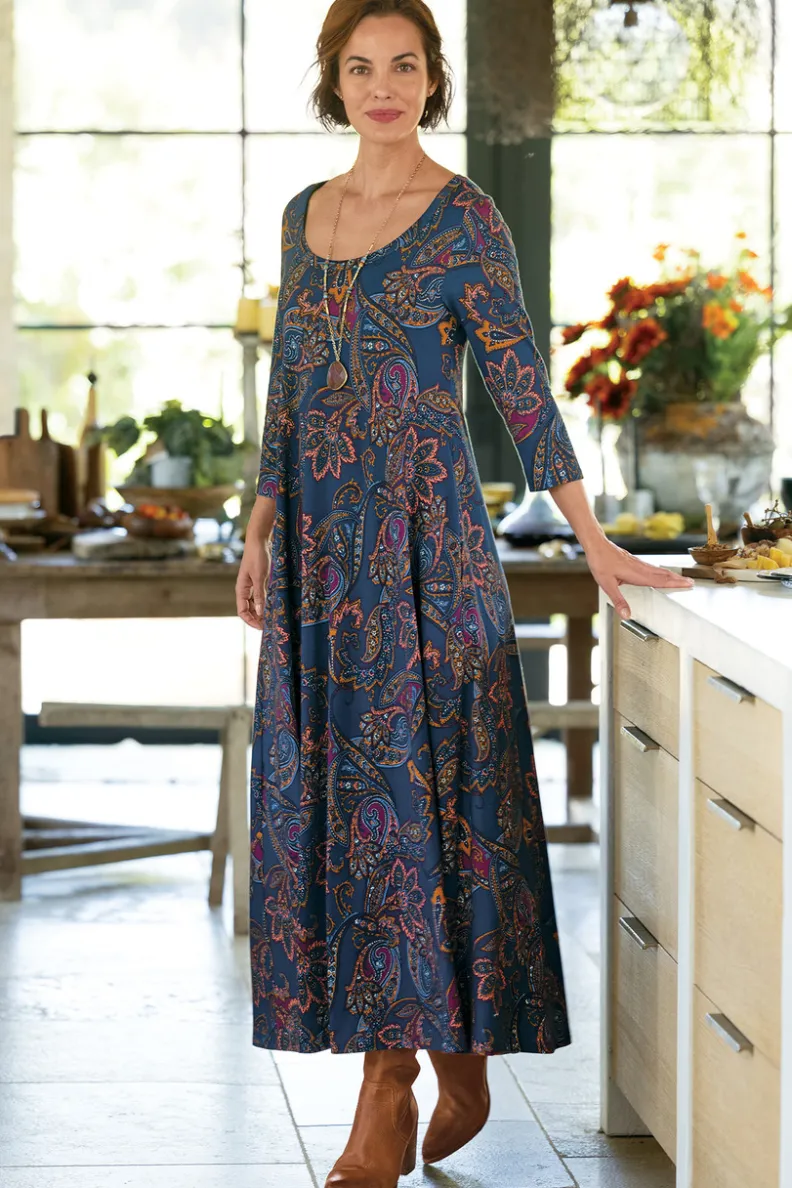 Soft Surroundings Santiago 3/4 Sleeve Dress| Dresses