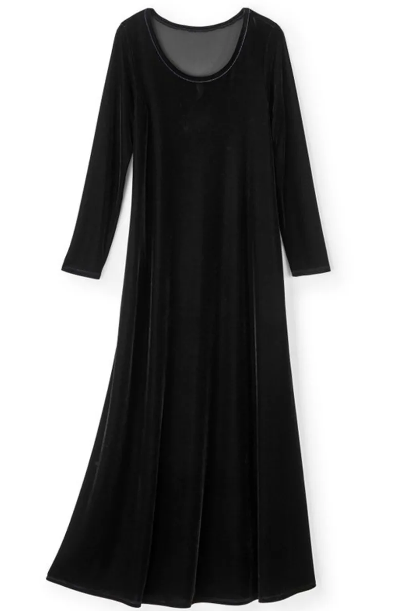 Soft Surroundings Santiago Stretch Velvet Dress| Dresses