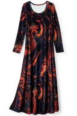 Soft Surroundings Santiago Stretch Velvet Dress| Dresses