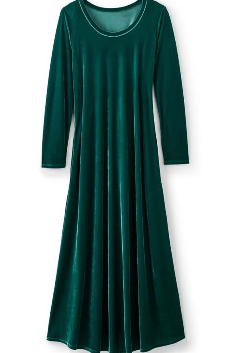 Soft Surroundings Santiago Stretch Velvet Dress| Dresses