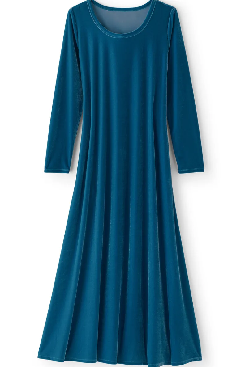 Soft Surroundings Santiago Stretch Velvet Dress| Dresses