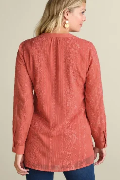 Soft Surroundings Serafine Embroidered Tunic| Tops