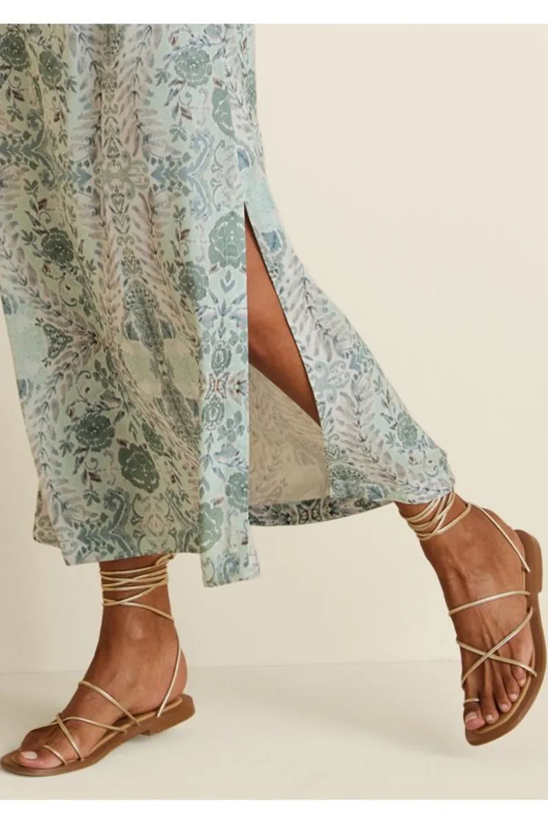 Soft Surroundings Seychelles Lilac Sandal| Shoes