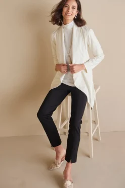 Soft Surroundings Shape Drape Faux Suede Jacket| Toppers|Jackets & Coats