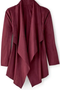 Soft Surroundings Shape Drape Faux Suede Jacket| Toppers|Jackets & Coats