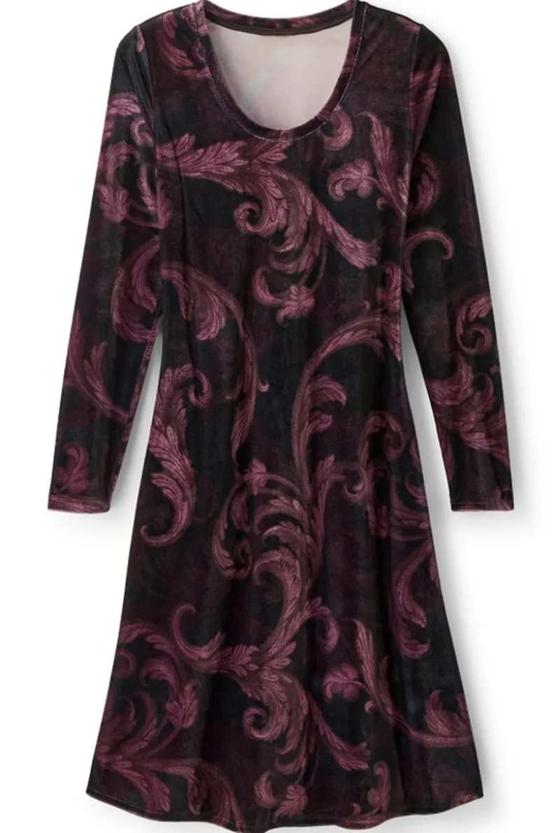 Soft Surroundings Short Santiago Velvet Dress| Dresses