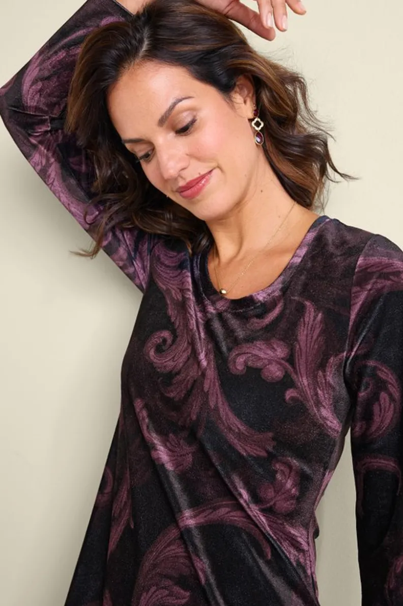 Soft Surroundings Short Santiago Velvet Dress| Dresses