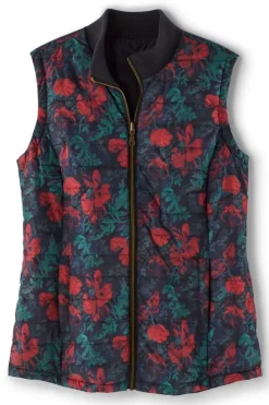 Soft Surroundings Sienna Reversible Puffer Vest| Jackets & Coats
