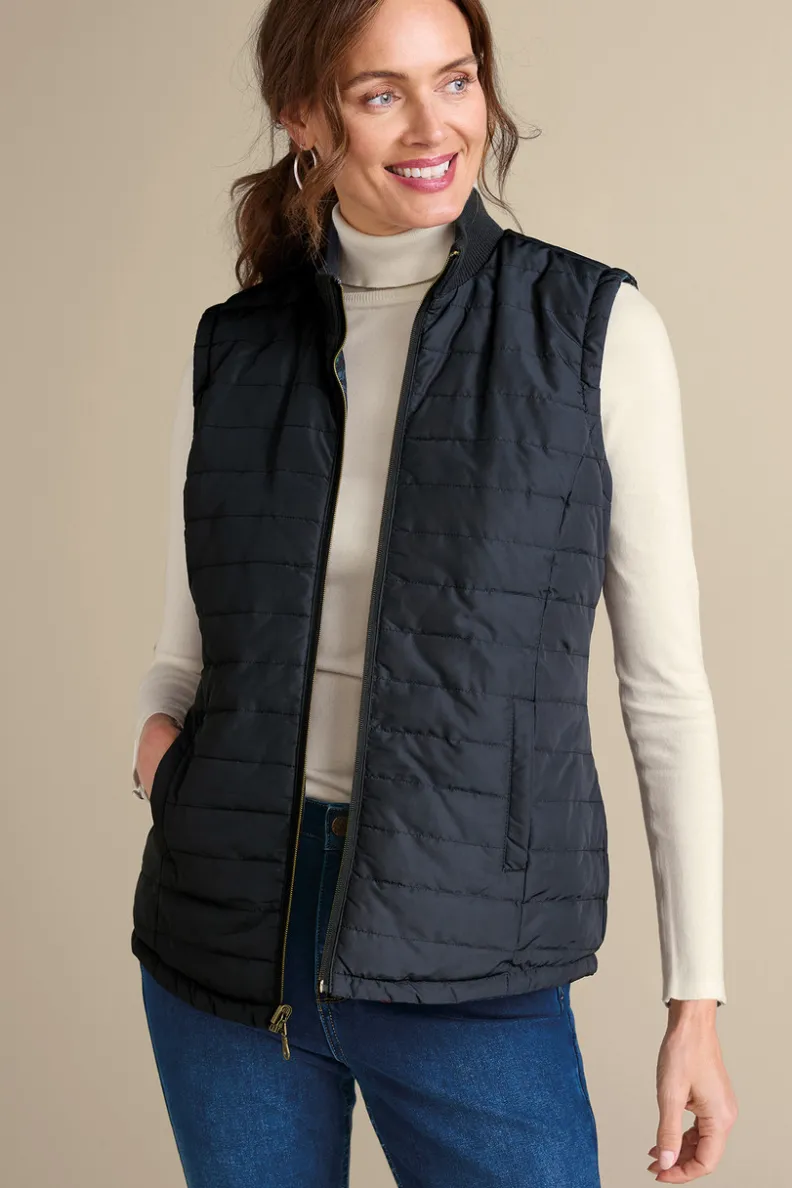 Soft Surroundings Sienna Reversible Puffer Vest| Jackets & Coats