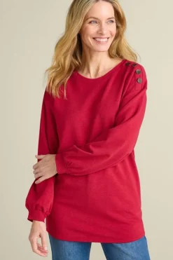 Soft Surroundings Siesta Soft Button Shoulder Tunic| Tops