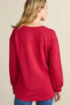 Soft Surroundings Siesta Soft Button Shoulder Tunic| Tops
