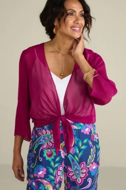 Soft Surroundings Silk Undercover Topper| Toppers|Jackets & Coats