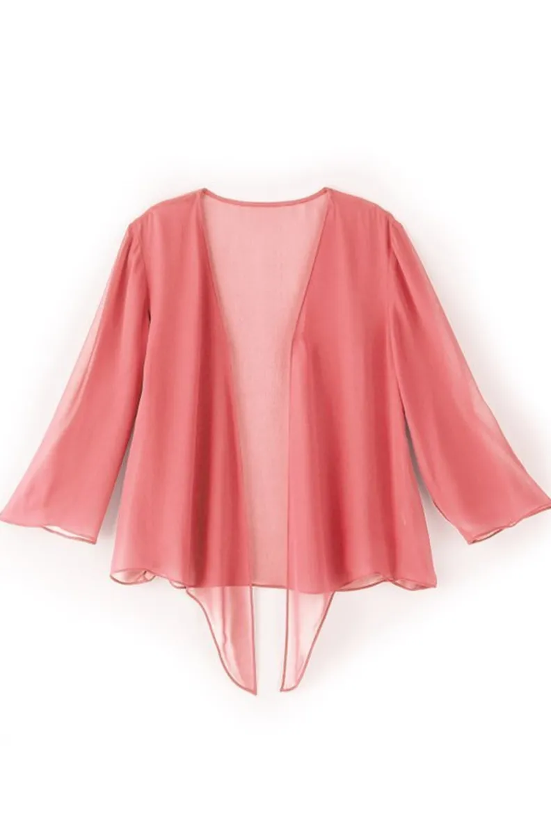 Soft Surroundings Silk Undercover Topper| Toppers|Jackets & Coats