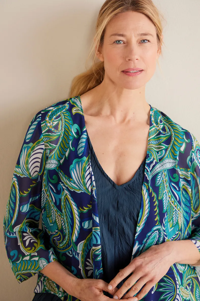 Soft Surroundings Silk Undercover Topper| Toppers|Jackets & Coats