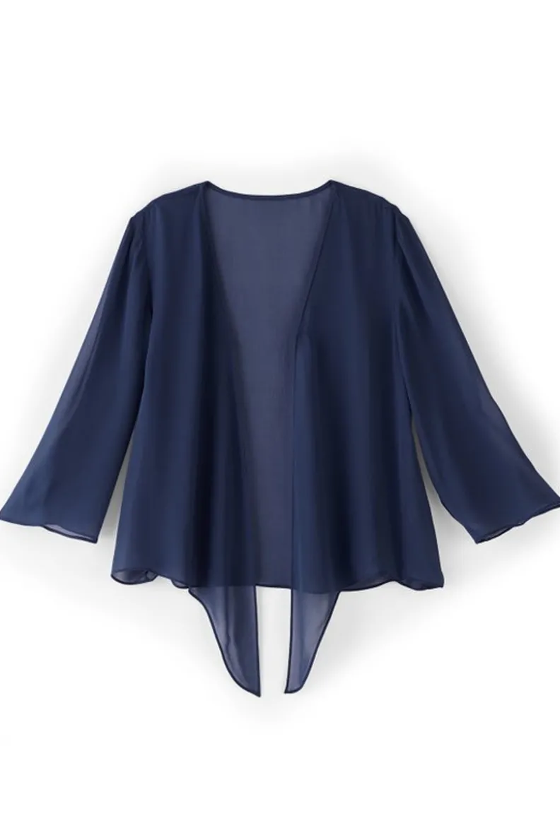 Soft Surroundings Silk Undercover Topper| Toppers|Jackets & Coats