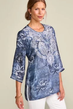 Soft Surroundings Silvia Embroidered Tunic| Tops|Tunics & Leggings