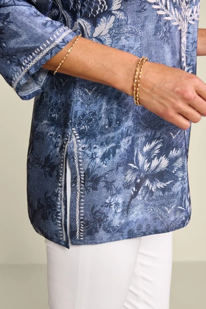 Soft Surroundings Silvia Embroidered Tunic| Tops|Tunics & Leggings