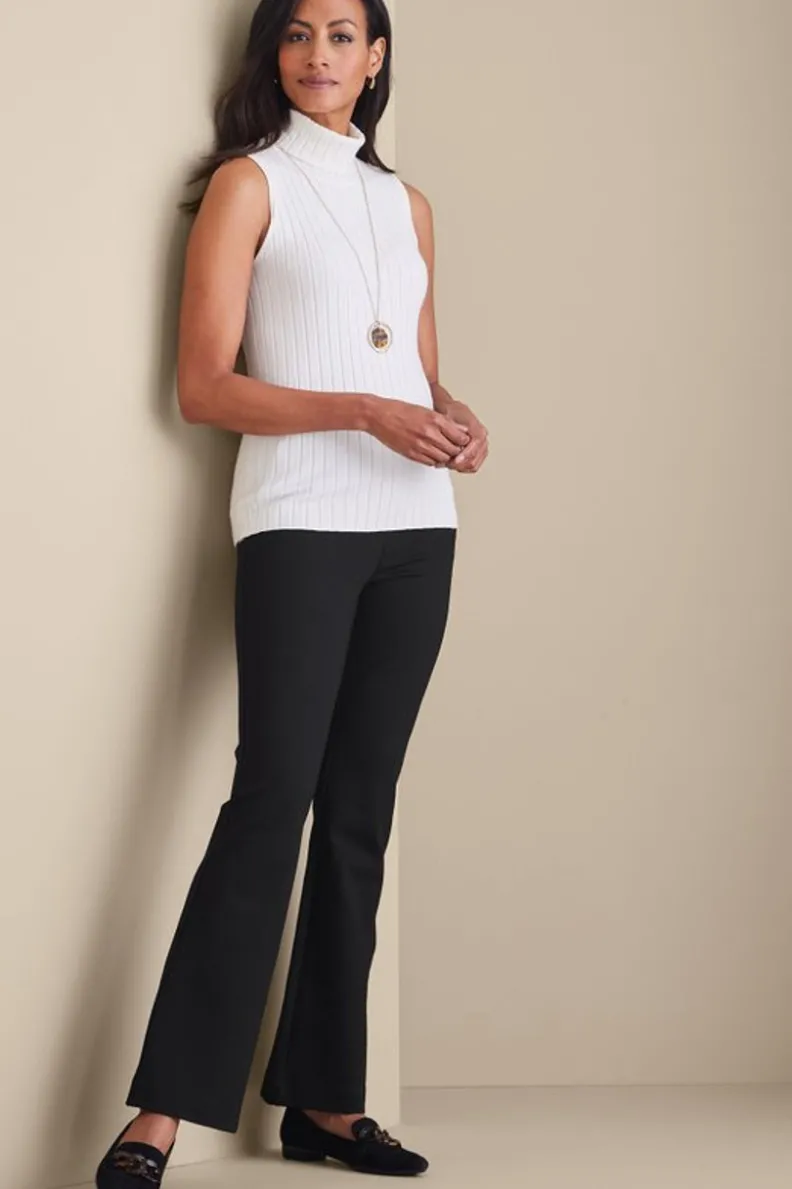 Soft Surroundings Soft Essential Ponte Bootcut Pants| Pants