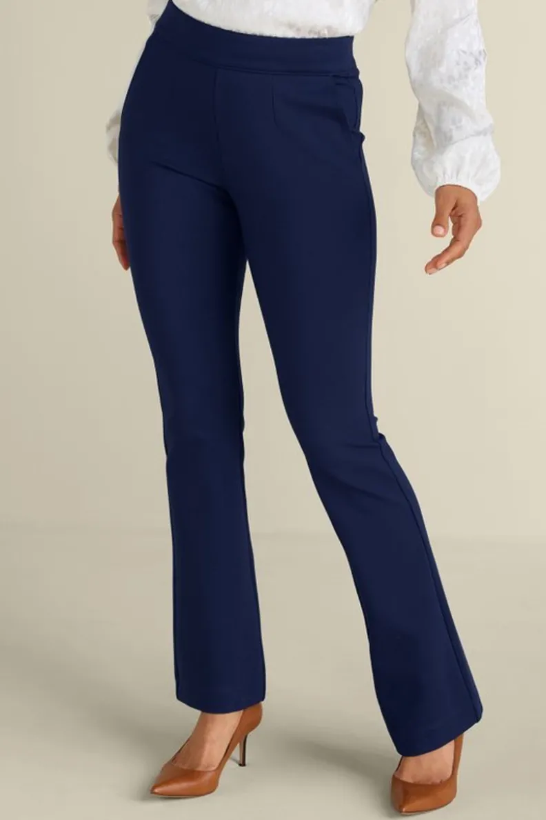 Soft Surroundings Soft Essential Ponte Bootcut Pants| Pants