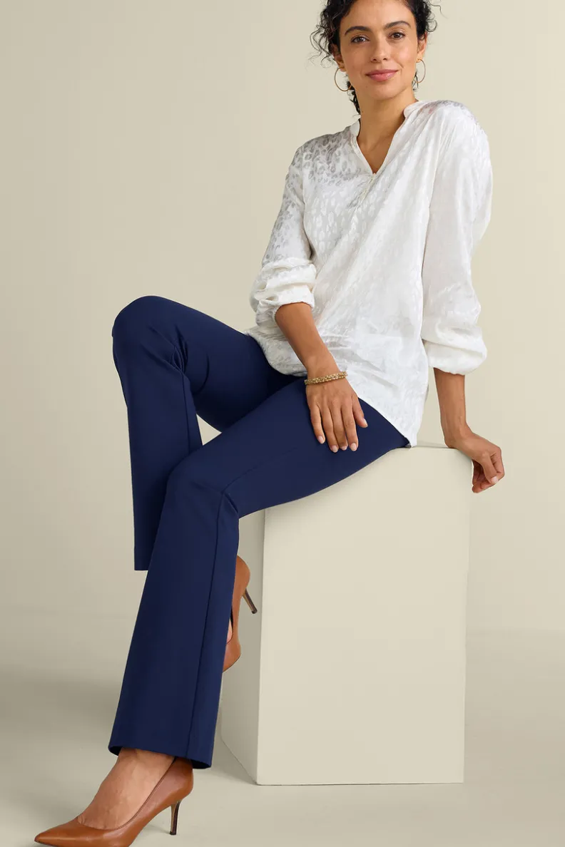 Soft Surroundings Soft Essential Ponte Bootcut Pants| Pants