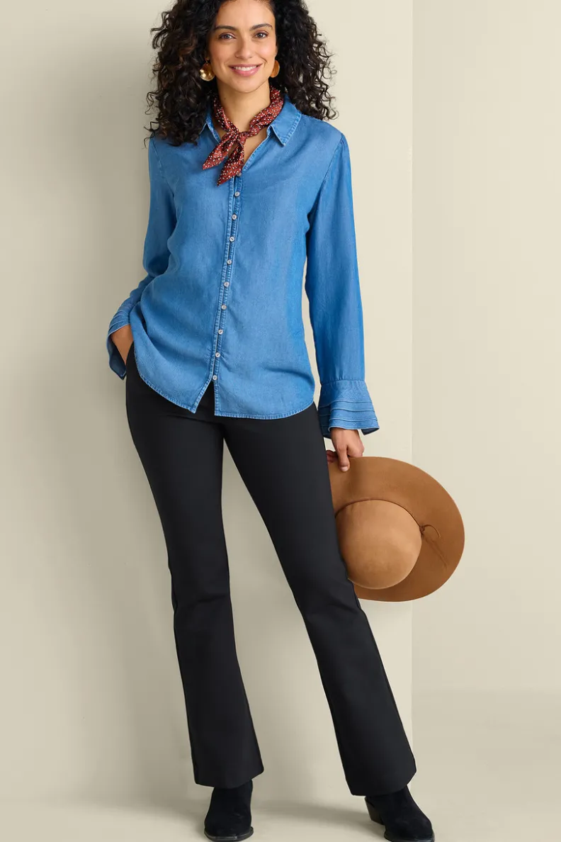 Soft Surroundings Soft Essential Ponte Bootcut Pants| Pants