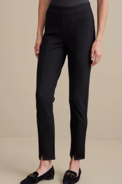 Soft Surroundings Soft Essential Ponte Slim Ankle Pants| Pants