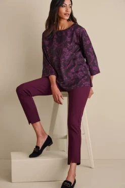 Soft Surroundings Soft Essential Ponte Slim Ankle Pants| Pants