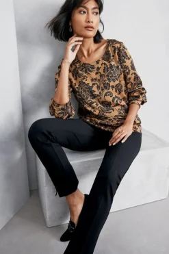 Soft Surroundings Soft Essential Ponte Slim Ankle Pants| Pants