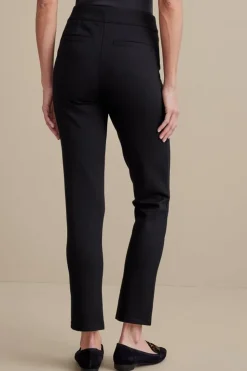Soft Surroundings Soft Essential Ponte Slim Ankle Pants| Pants