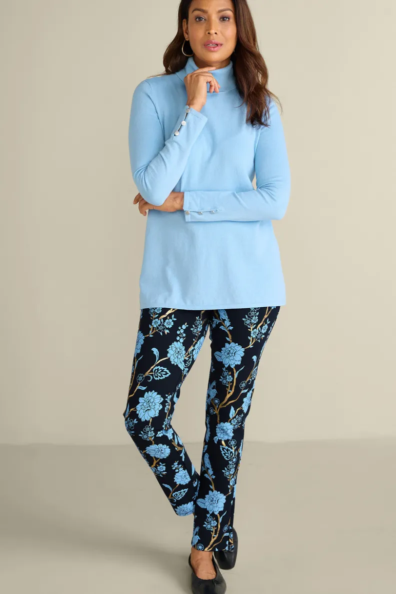 Soft Surroundings Soft Essential Ponte Slim Leg Pants| Pants