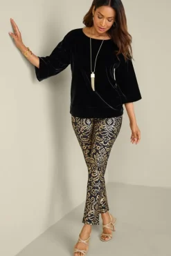 Soft Surroundings Soft Essential Ponte Slim Leg Pants| Pants