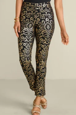 Soft Surroundings Soft Essential Ponte Slim Leg Pants| Pants