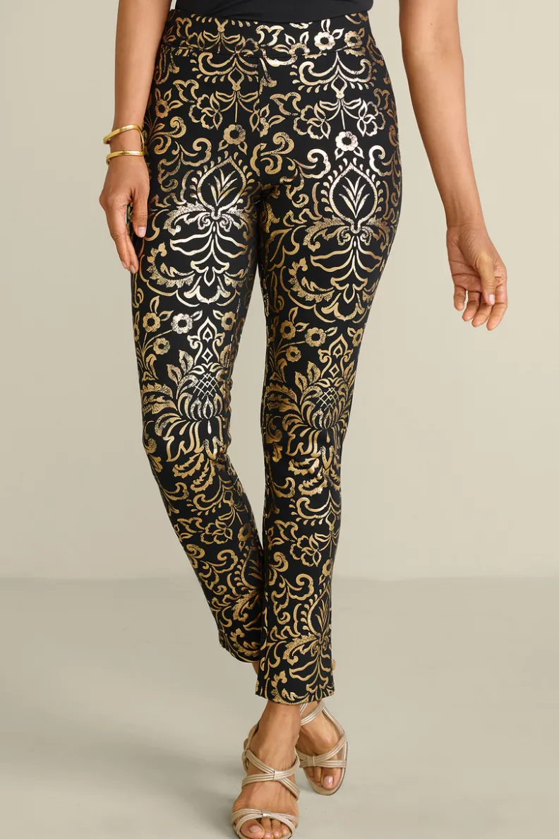 Soft Surroundings Soft Essential Ponte Slim Leg Pants| Pants