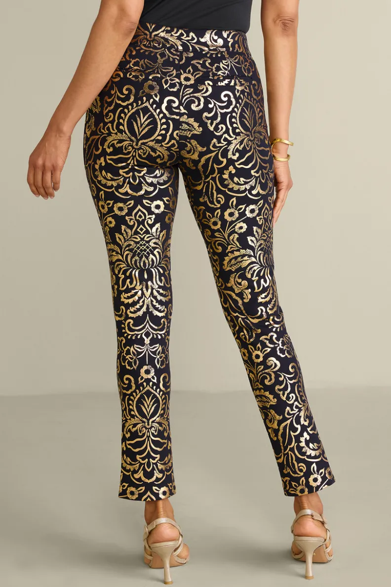 Soft Surroundings Soft Essential Ponte Slim Leg Pants| Pants