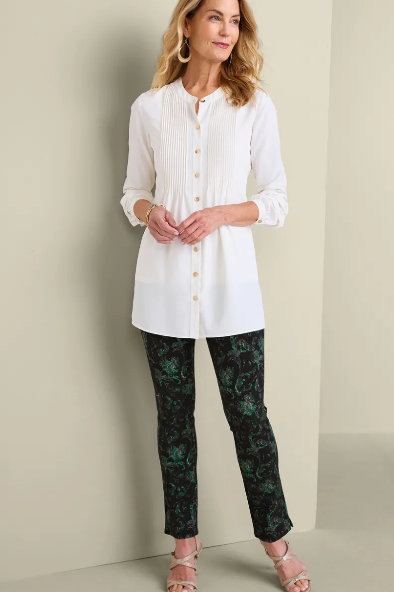 Soft Surroundings Soft Essential Ponte Slim Leg Pants| Pants