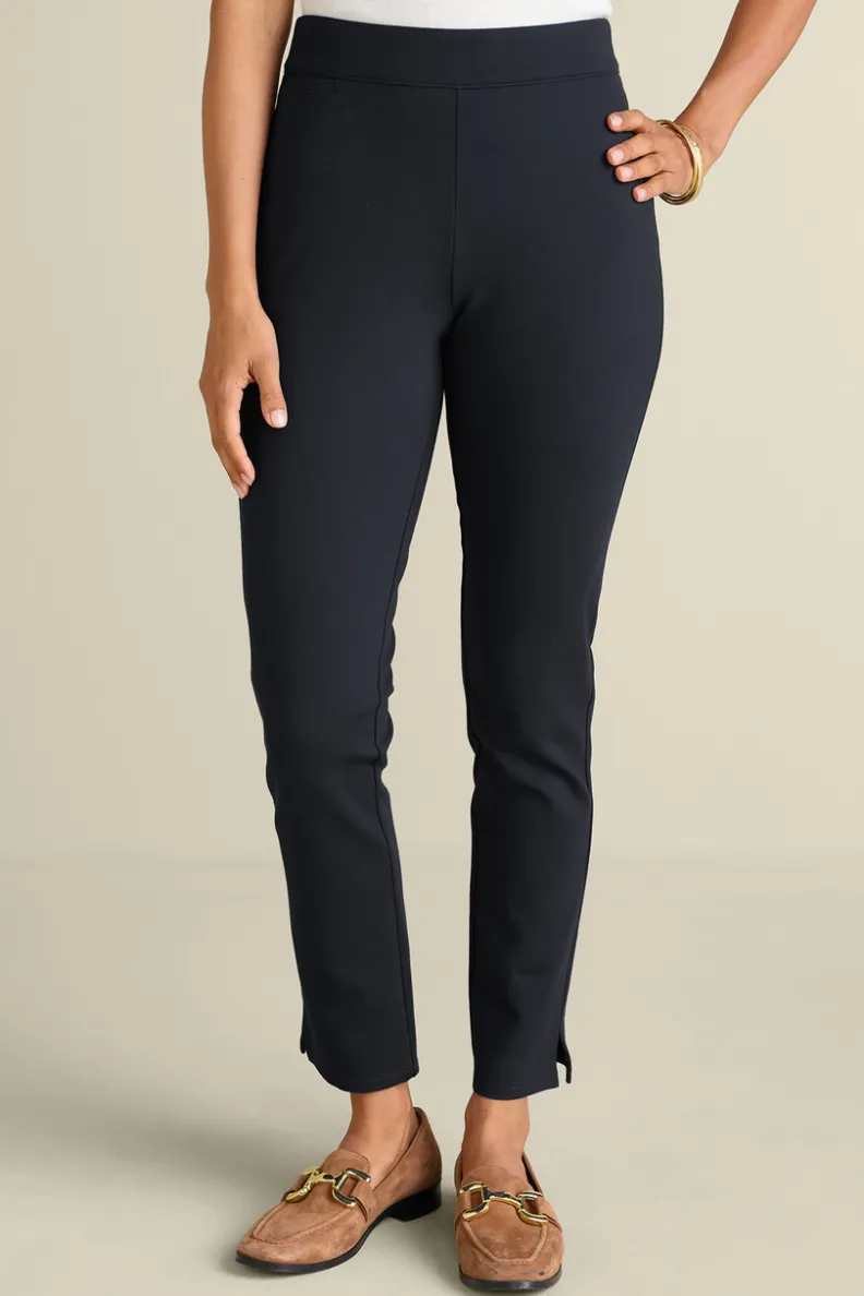Soft Surroundings Soft Essential Ponte Slim Leg Pants| Pants