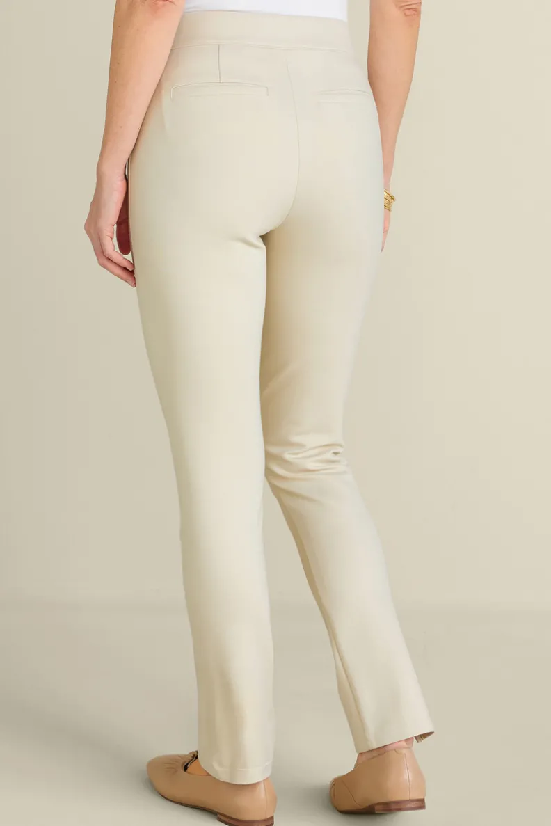 Soft Surroundings Soft Essential Ponte Slim Leg Pants| Pants