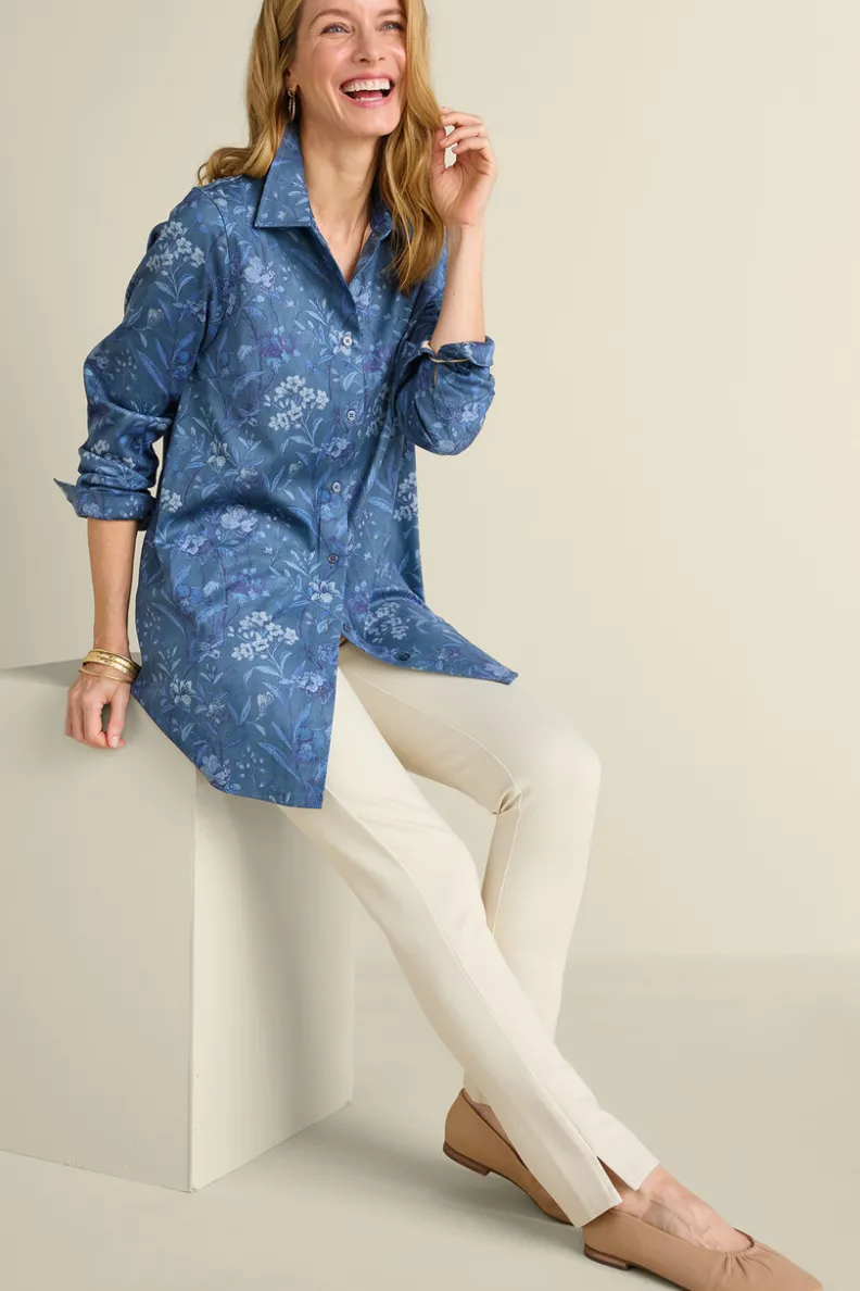 Soft Surroundings Soft Essential Ponte Slim Leg Pants| Pants