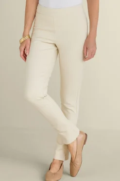 Soft Surroundings Soft Essential Ponte Slim Leg Pants| Pants