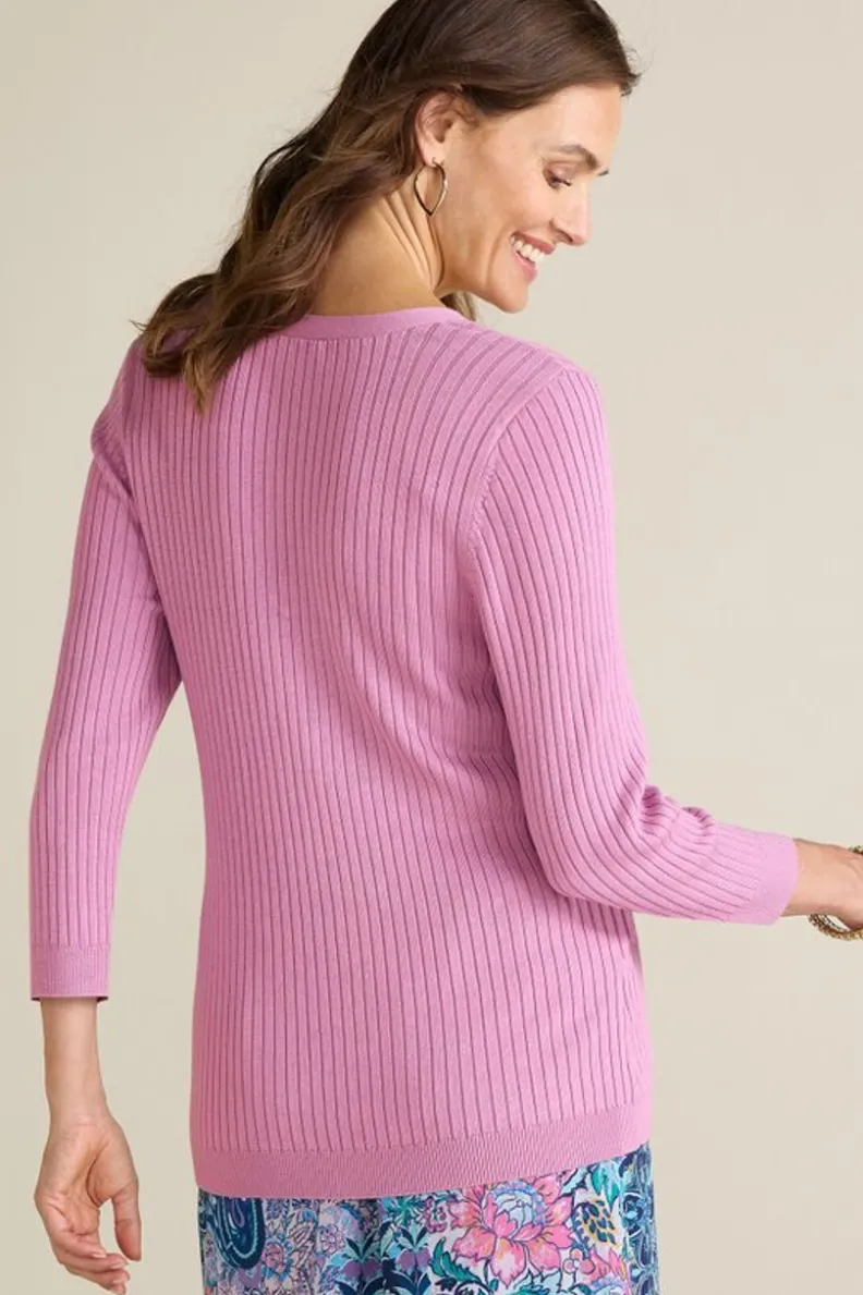Soft Surroundings Soft Essential Ribbed Linnie Sweater| Sweaters & Cardigans