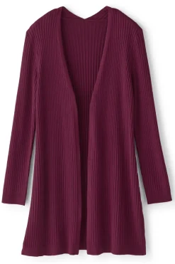 Soft Surroundings Soft Essential Ribbed Long Cardi| Tops|Sweaters & Cardigans