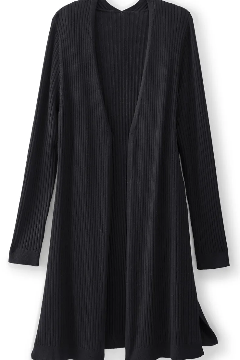 Soft Surroundings Soft Essential Ribbed Long Cardi| Tops|Sweaters & Cardigans