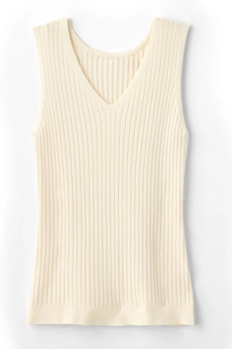 Soft Surroundings Soft Essential Ribbed Sweater Tank| Tops|Sweaters & Cardigans