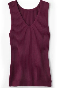 Soft Surroundings Soft Essential Ribbed Sweater Tank| Tops|Sweaters & Cardigans