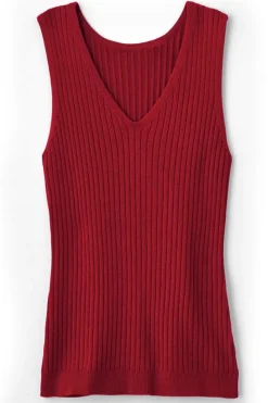 Soft Surroundings Soft Essential Ribbed Sweater Tank| Tops|Sweaters & Cardigans