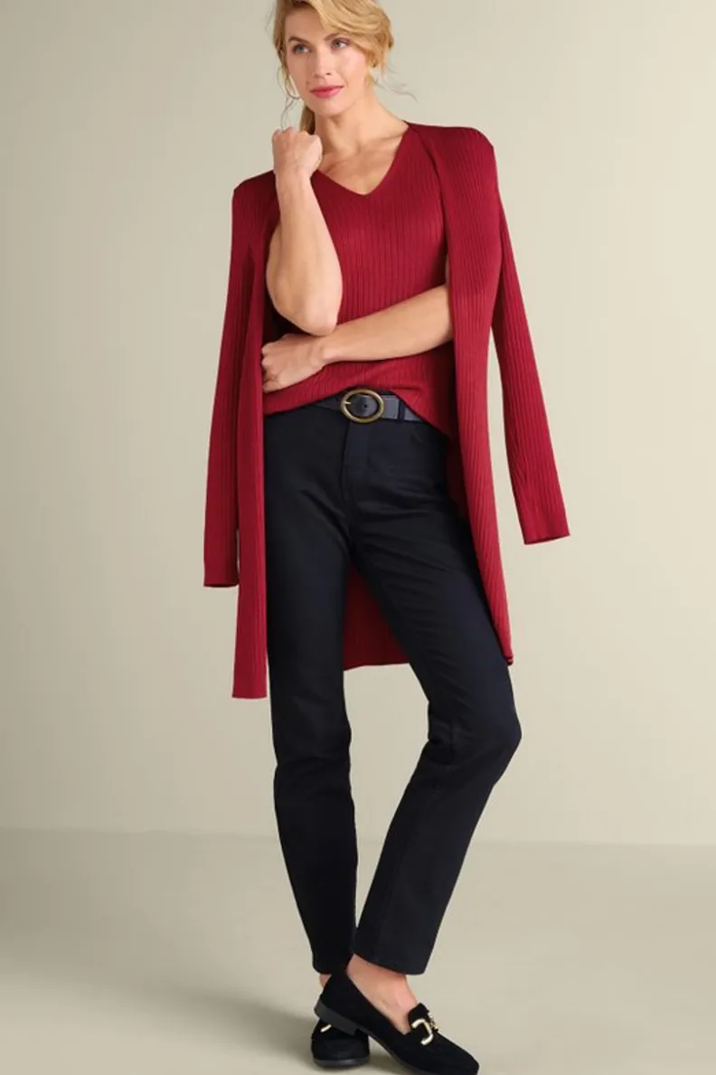 Soft Surroundings Soft Essential Ribbed Sweater Tank| Tops|Sweaters & Cardigans