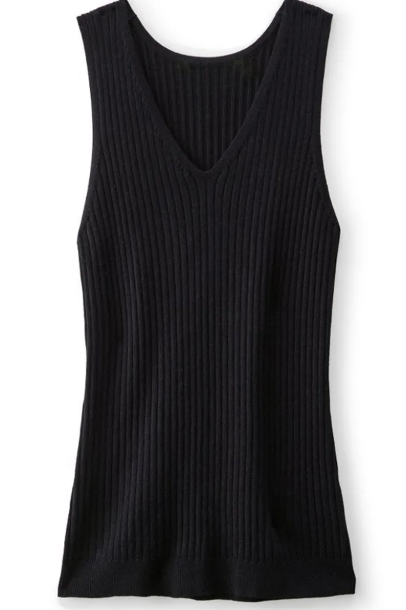 Soft Surroundings Soft Essential Ribbed Sweater Tank| Tops|Sweaters & Cardigans